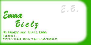 emma bielz business card